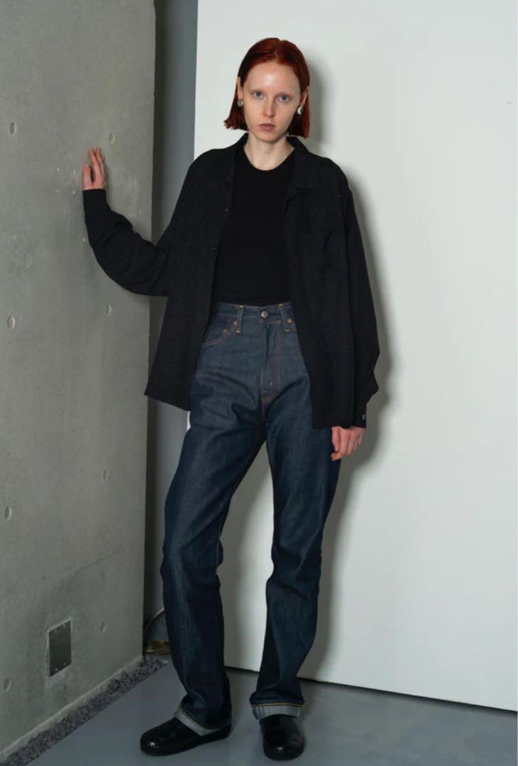 トップス front11201 Classic Dot Open Collar Shirt