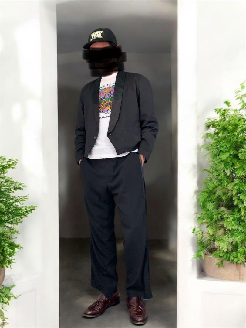 タキシードジャケット POCO LOCO Msize ブラック イングランド製