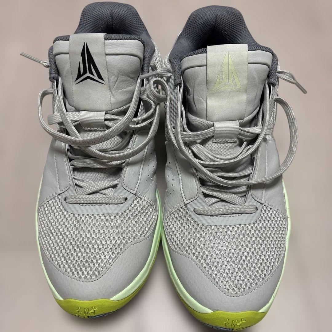 JA1 バッシュ　バスケットシューズグレー/ライム