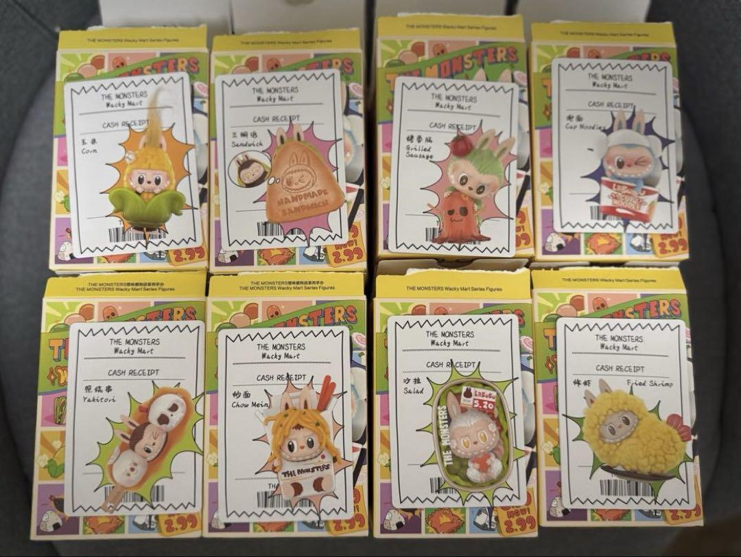 LABUBU The Monsters Wacky Mart 8体セット