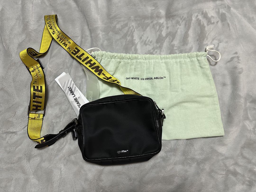 Off-White 黒 ショルダーバッグ／ボディーバッグ - メルカリ