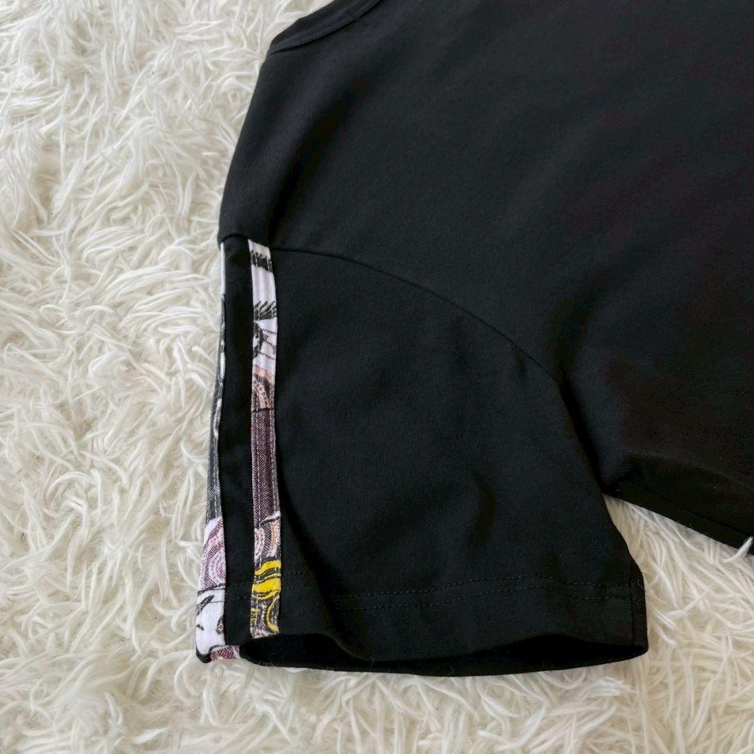 Y-3　ワイスリー　ヨウジヤマモト　メンズ　Tシャツ　スリーライン　黒　XL