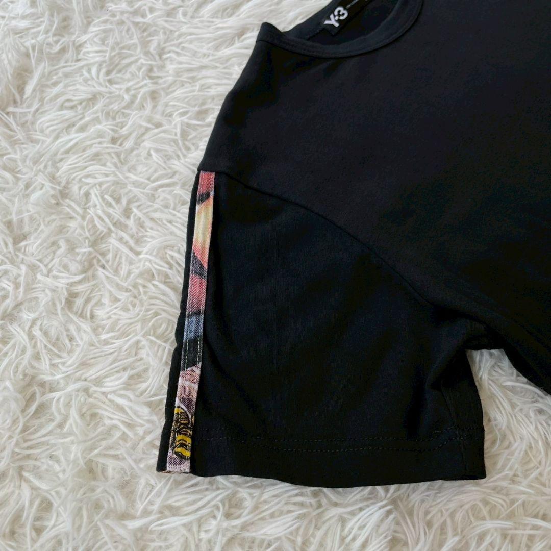 Y-3　ワイスリー　ヨウジヤマモト　メンズ　Tシャツ　スリーライン　黒　XL