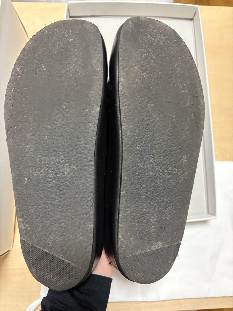 STUDIO NICHOLSON　SLIIP ON CLOG サイズ42 黒 Studio Nicholson - Wearing Slip On Clog Black - Rendez-Vous
