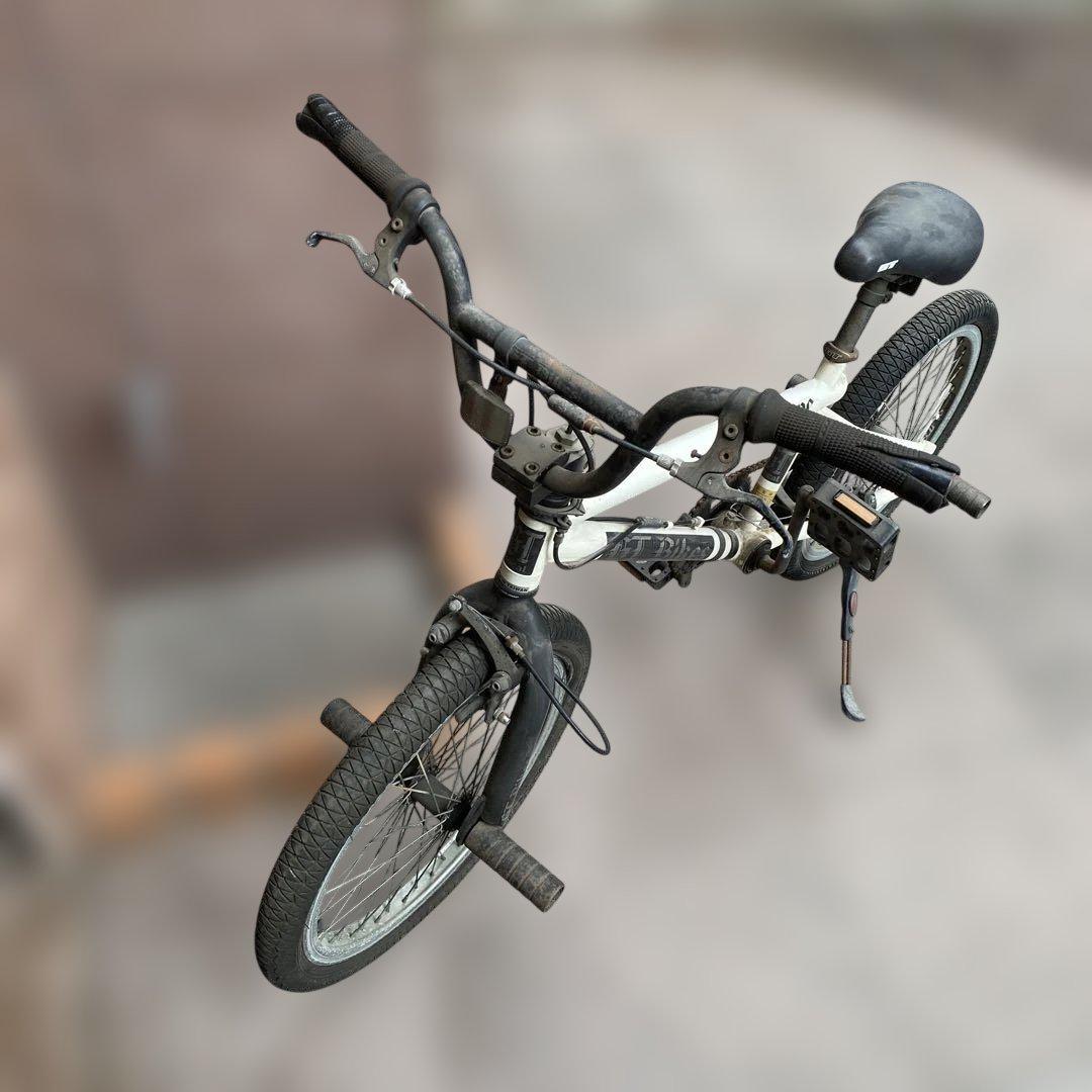 Zone BMXバイク ホワイト　レトロ