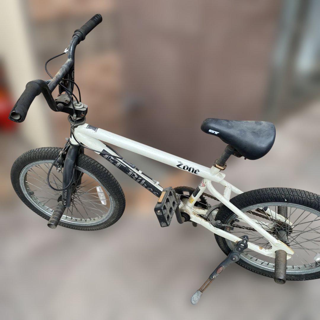 Zone BMXバイク ホワイト　レトロ