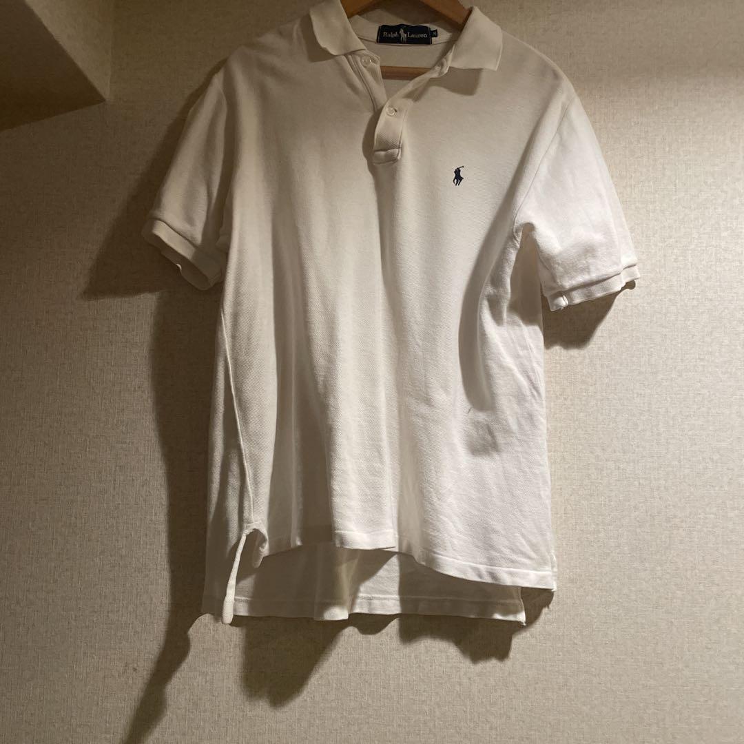 Ralph Lauren ポロシャツ US M ホワイト Polo by Ralph Lauren M ホワイト ポロシャツ