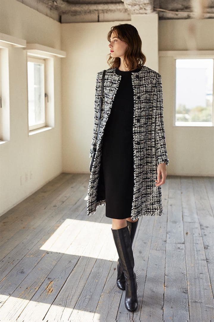 セオリーリュクス ツイードコート