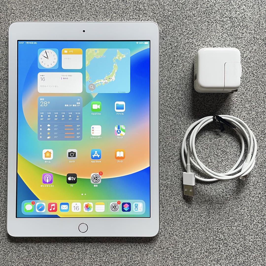 D6 iPad 第5世代 シルバー 32GB Wi-Fi A1822