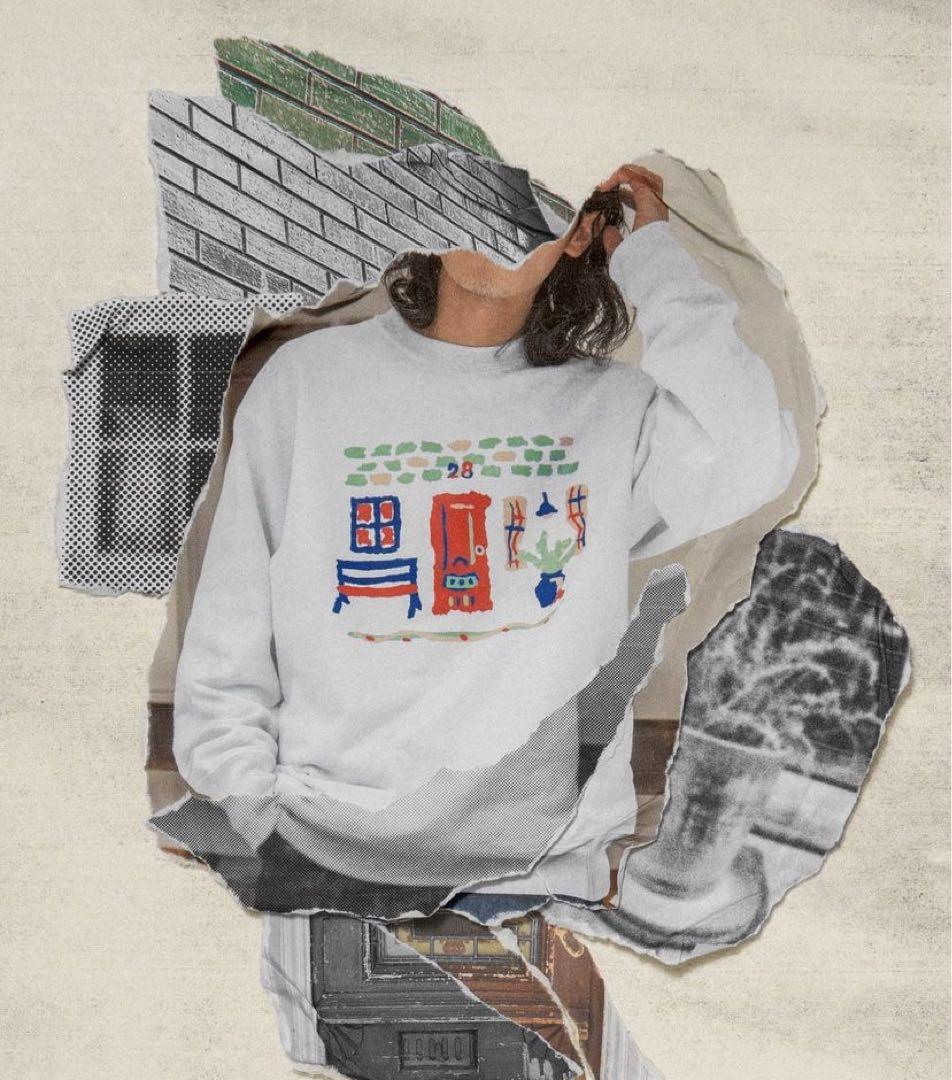 CHROME HEARTS ネック ロゴ レターズ クルーネック スウェット