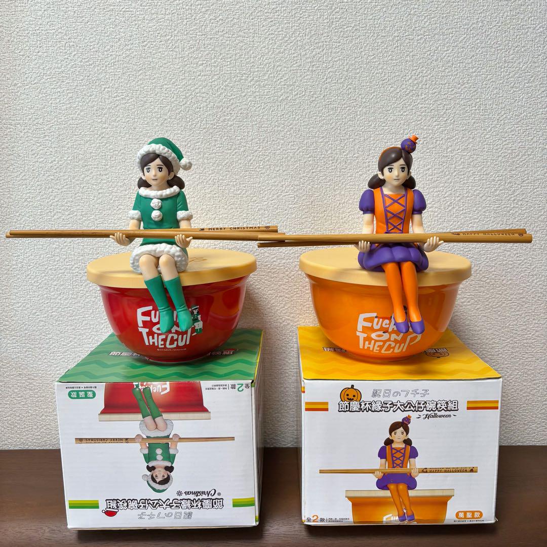 コップのフチ子　台湾　フチ子
