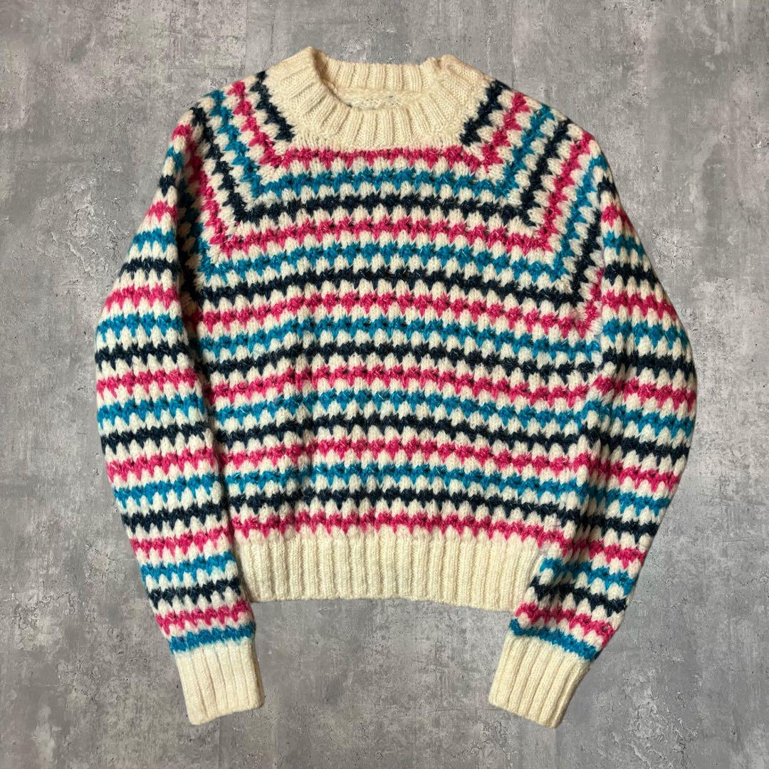 Vintage デザイン ニット 古着