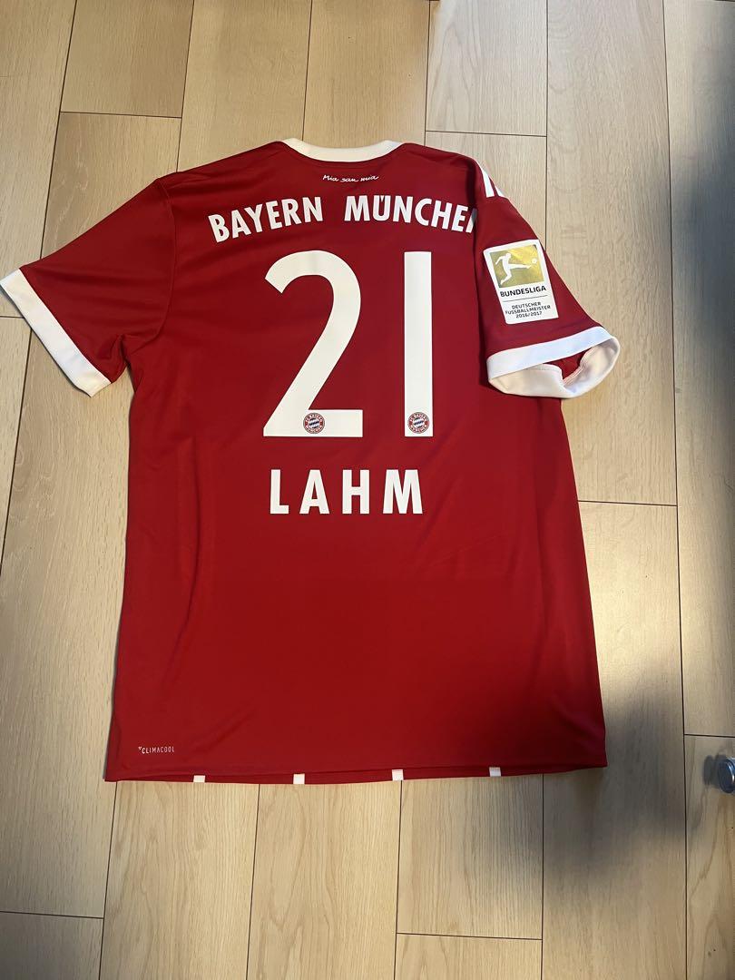 Bayern München Lahm 21 赤 サッカーシャツ