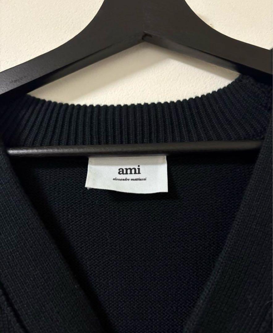 ami paris カーディガン 黒