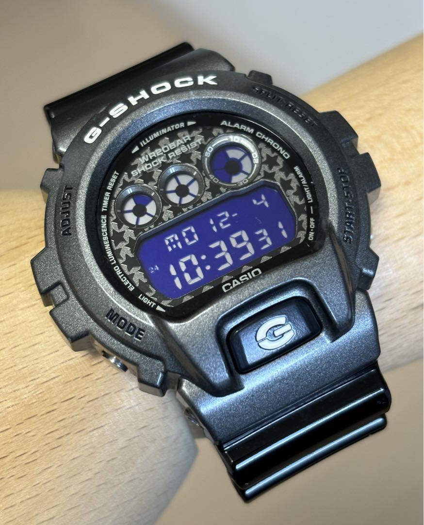 G-SHOCK/メタリック/スター/ビンテージ/DW-6900/三つ目/シルバー