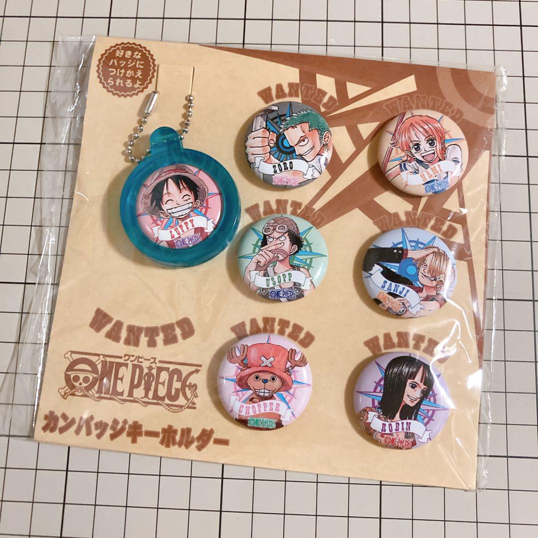 ONE PIECE カンバッジキーホルダー