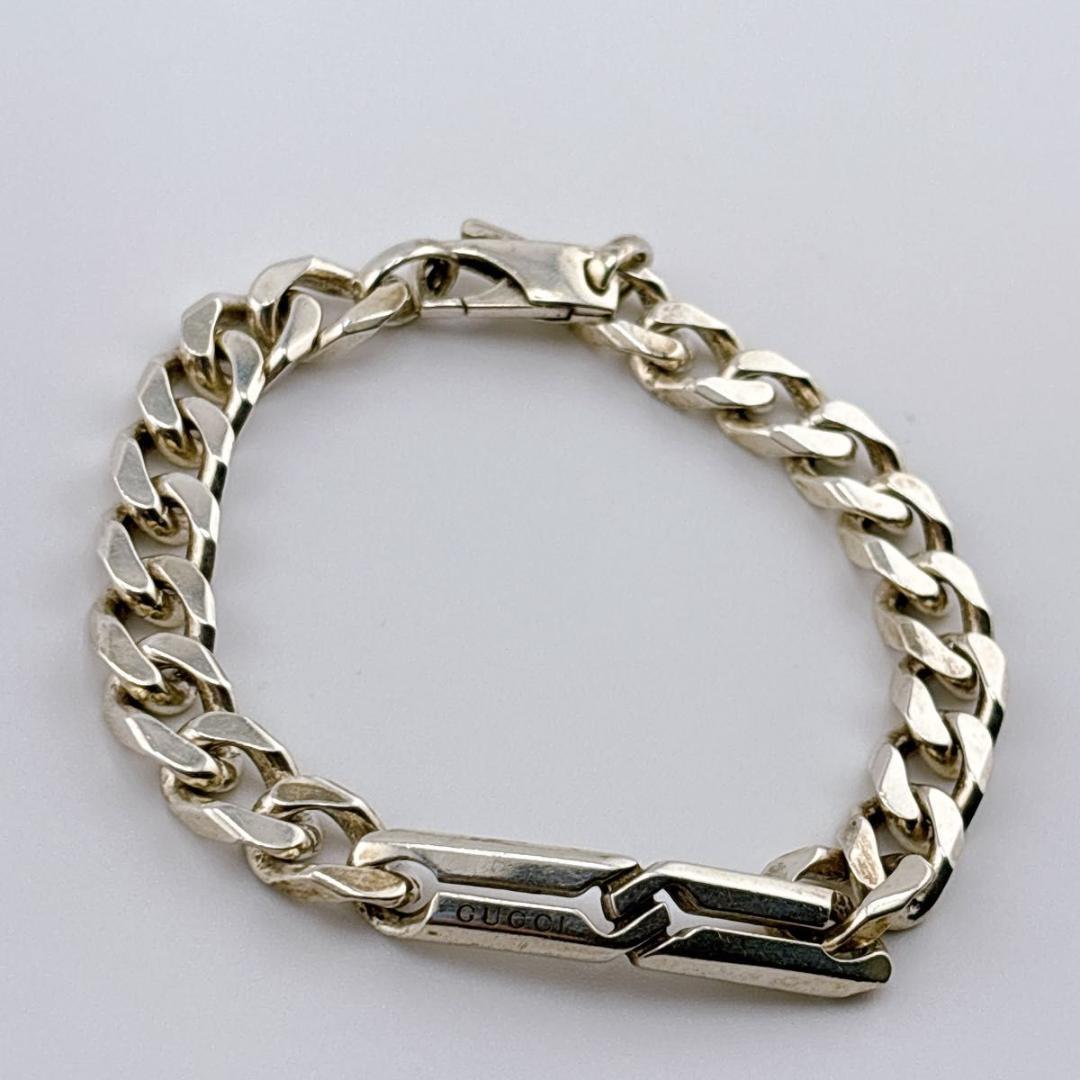 グッチ　GUCCI　ブレスレット　18　喜平　sv925　インフィニティノット グッチ インフィニティ ノット 喜平 チェーン ブレスレット 18