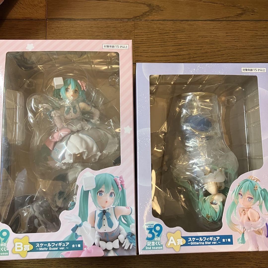 新品未使用  39の日　タイトーくじ 初音ミク A賞 B賞 フィギュア