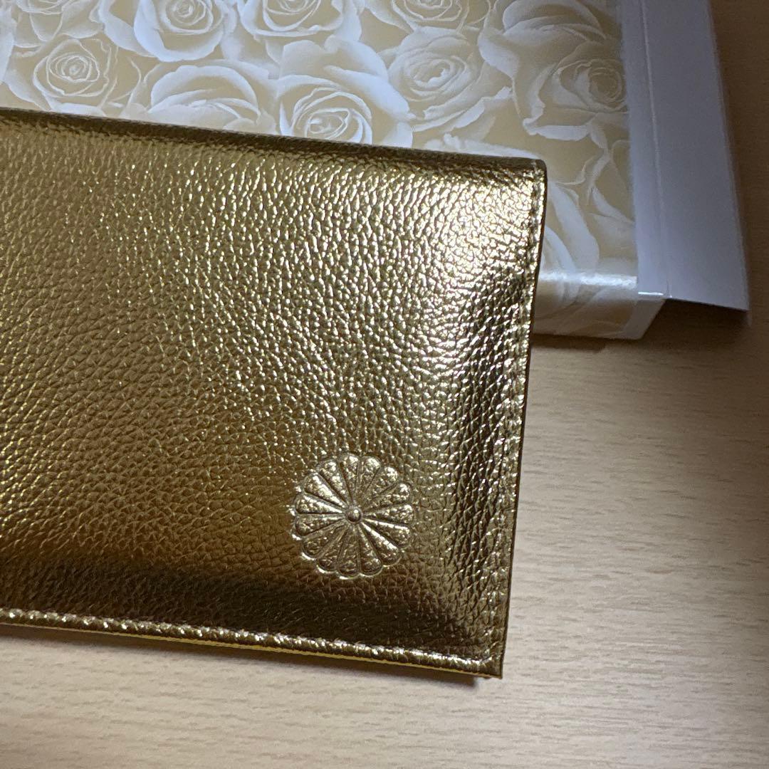 皇居　シルバー 開運　長財布