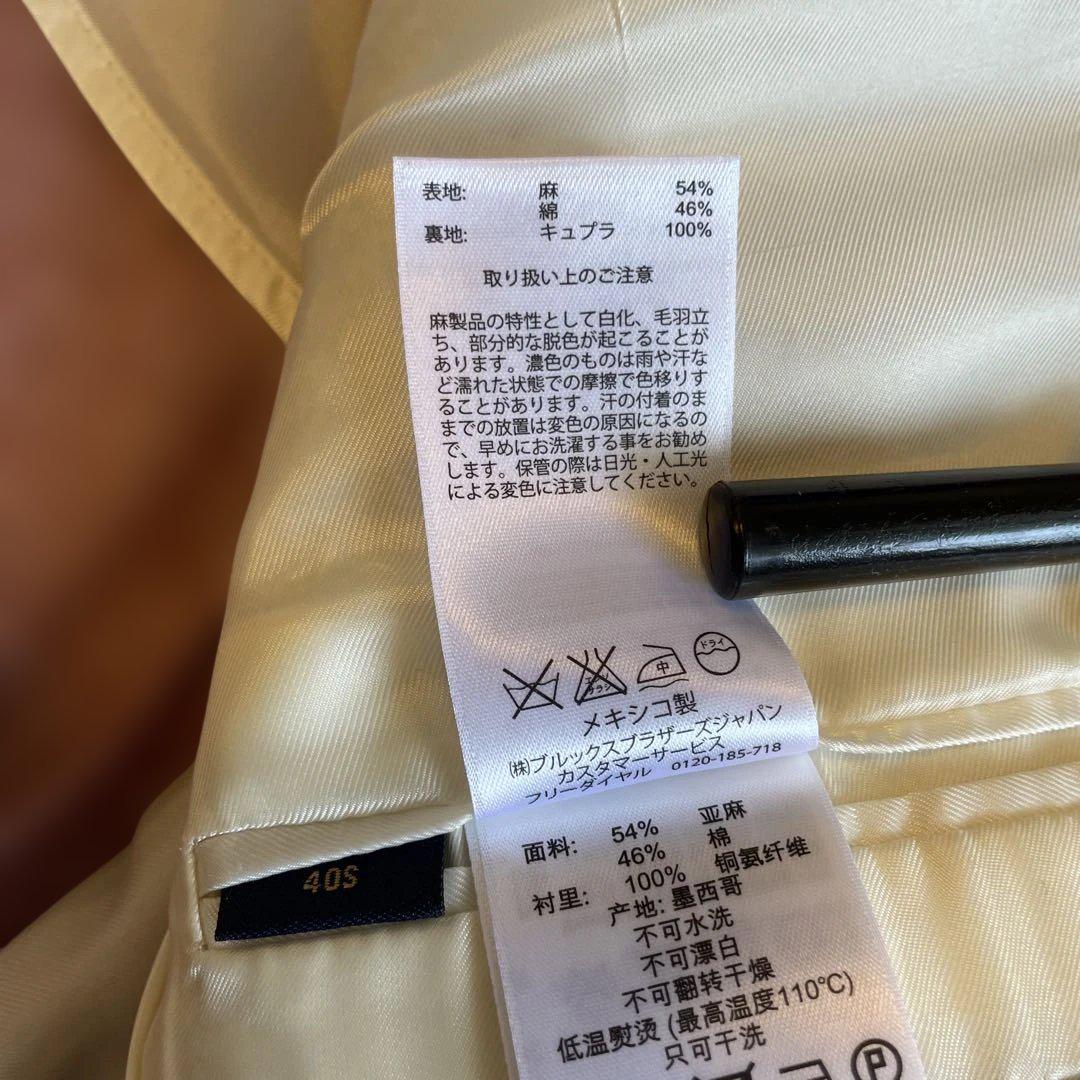 Massabolt BROOKS BROTHERS 麻綿ジャケット　L