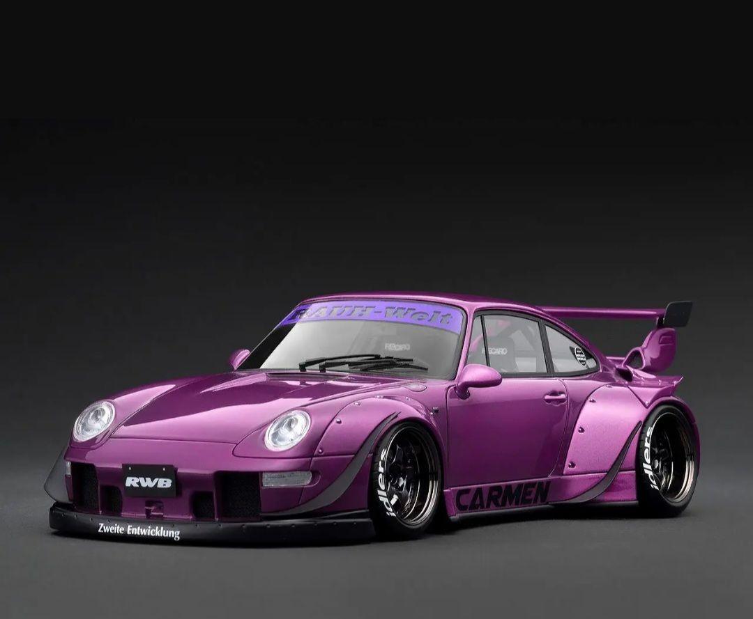 ミニカー ignition model 1:18 RWB cermen purple
