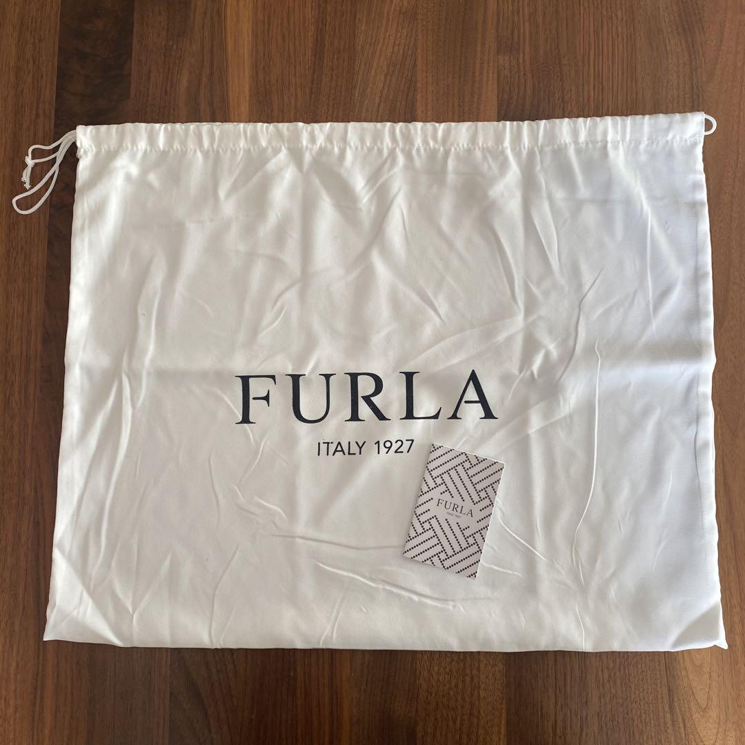 美品FURLAレザー2way パイパーショルダーバッグ ブラック