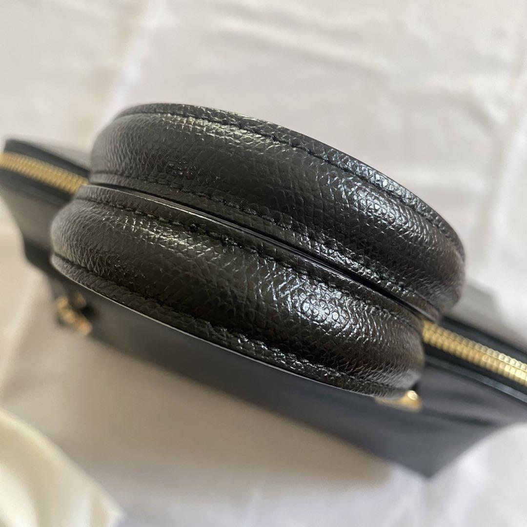 美品FURLAレザー2way パイパーショルダーバッグ ブラック