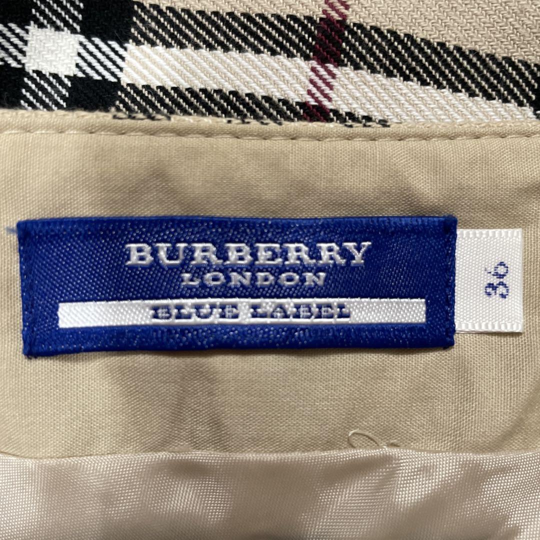 BURBERRY BLUE LABEL ノバチェック スカート サイズ36 - メルカリ