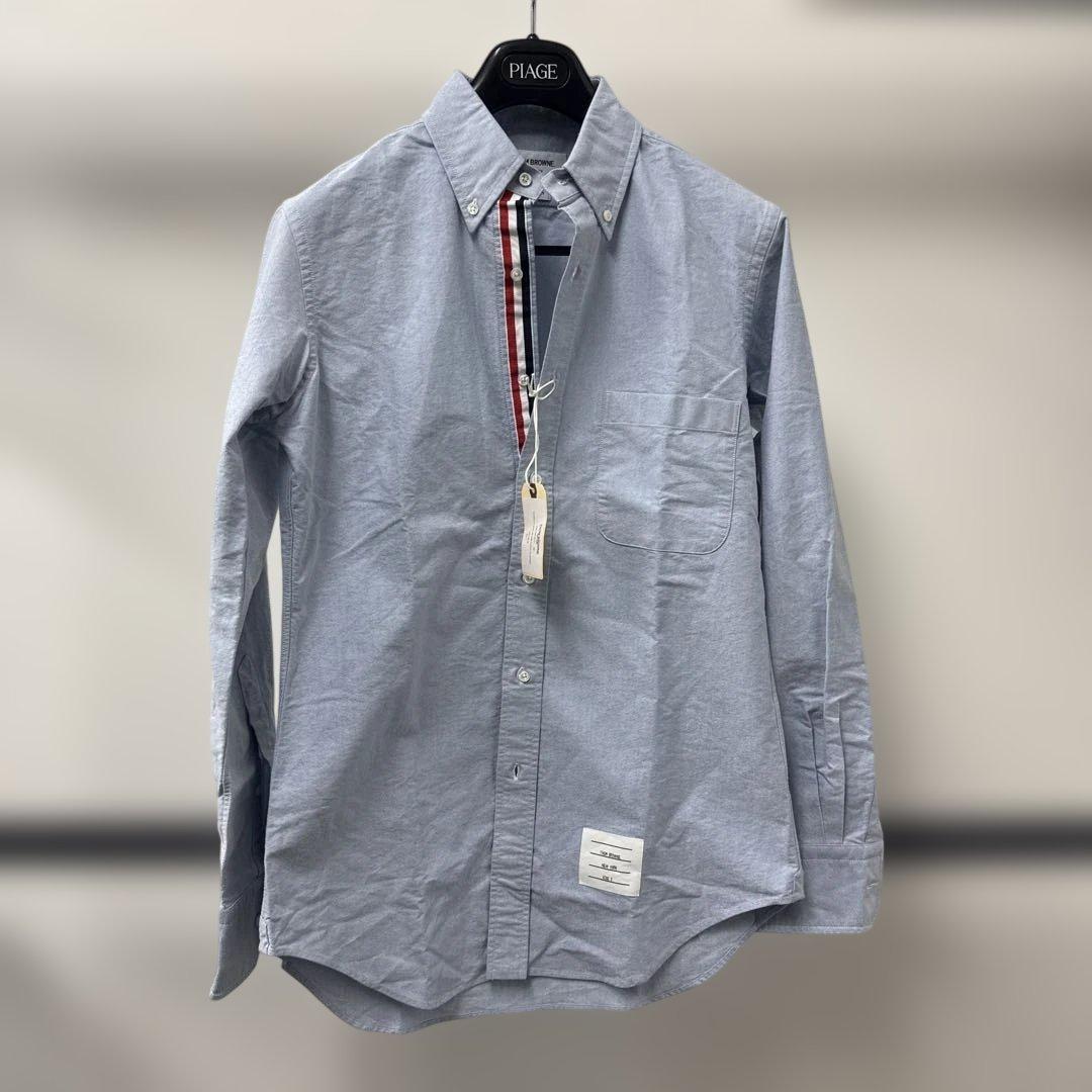 トムブラウン オックスフォードシャツ トリコロール シグネチャー 2M THOM BROWNE