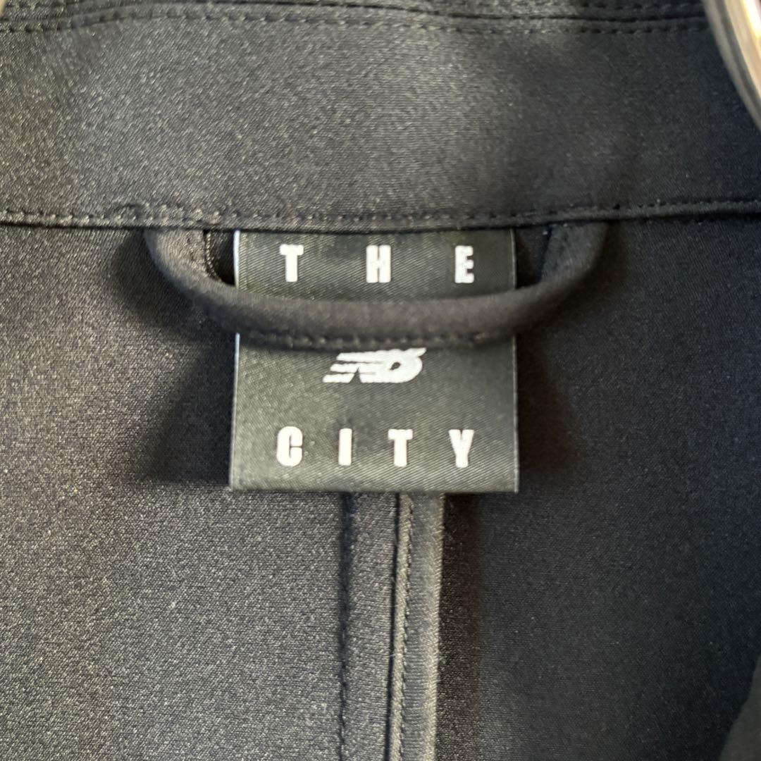 【美品】ニューバランス　テーラード　THE CITY　洗える　ブラック　L