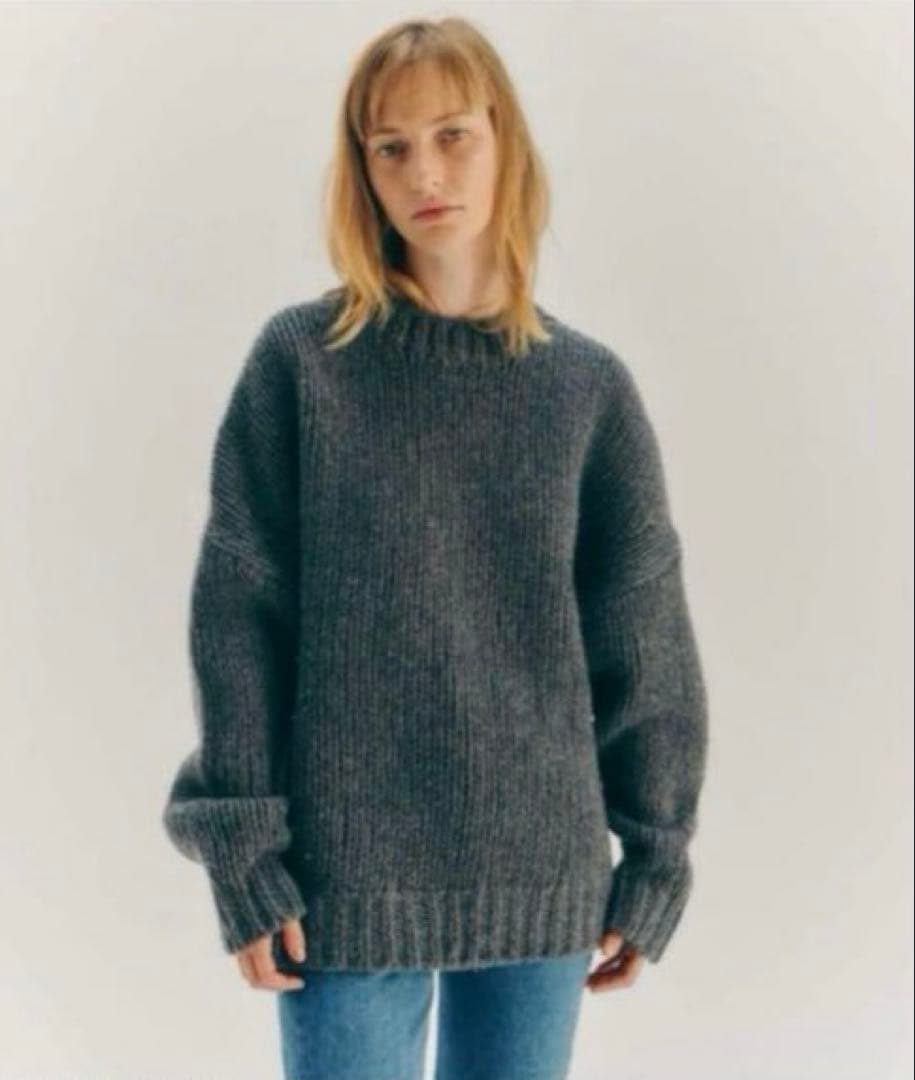 THE SHISHIKUI HAND MADE KNIT グレー SIZE dodo