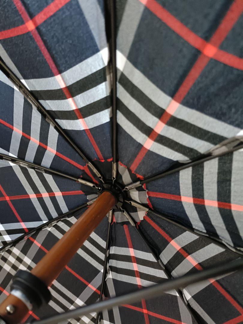 BURBERRY バーバリー　紳士傘　メンズ長傘 ノバチェック　ネイビー
