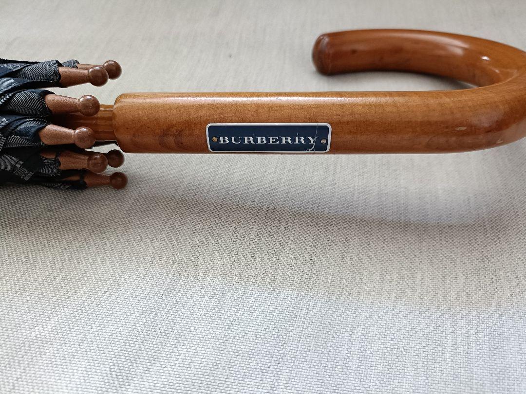BURBERRY バーバリー　紳士傘　メンズ長傘 ノバチェック　ネイビー