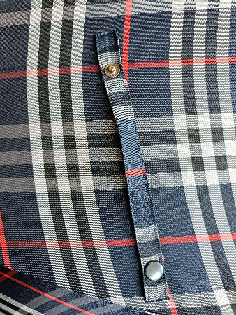 BURBERRY バーバリー　紳士傘　メンズ長傘 ノバチェック　ネイビー