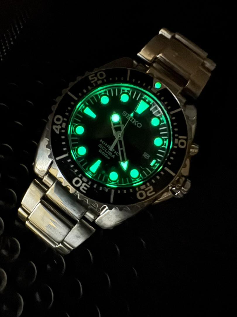 セイコー SEIKO プロスペック ダイバー キネティック 5M62-0BL0