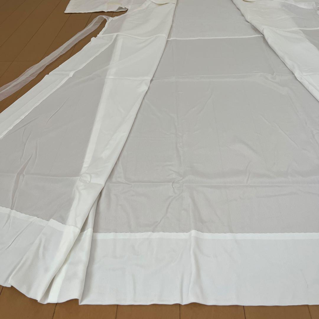 装道 美容ランジェリー 補正パット 小衿芯付き 肌襦袢 楊柳 M 白