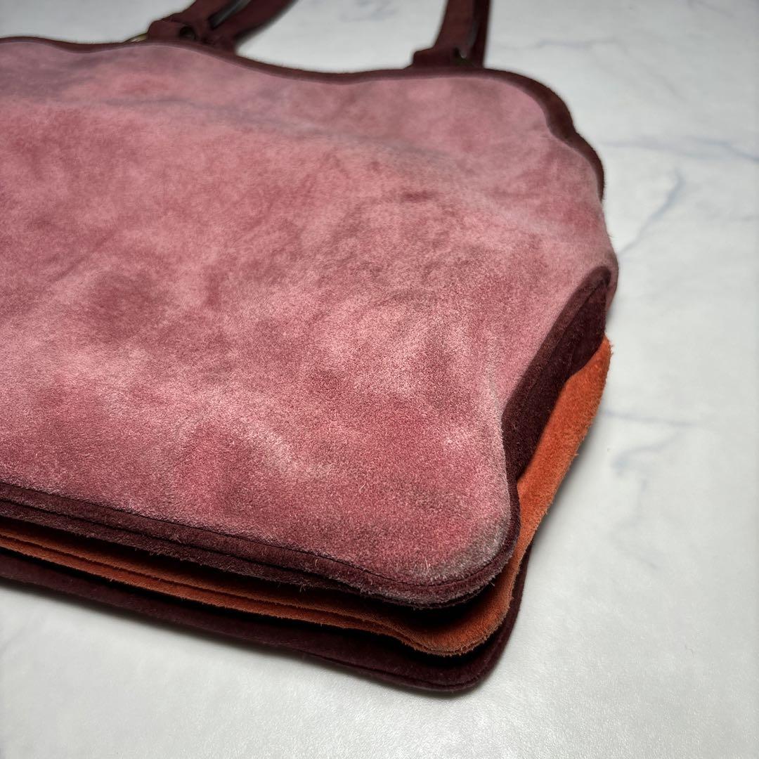 バッグ 90s miumiu suede leather handbag archive