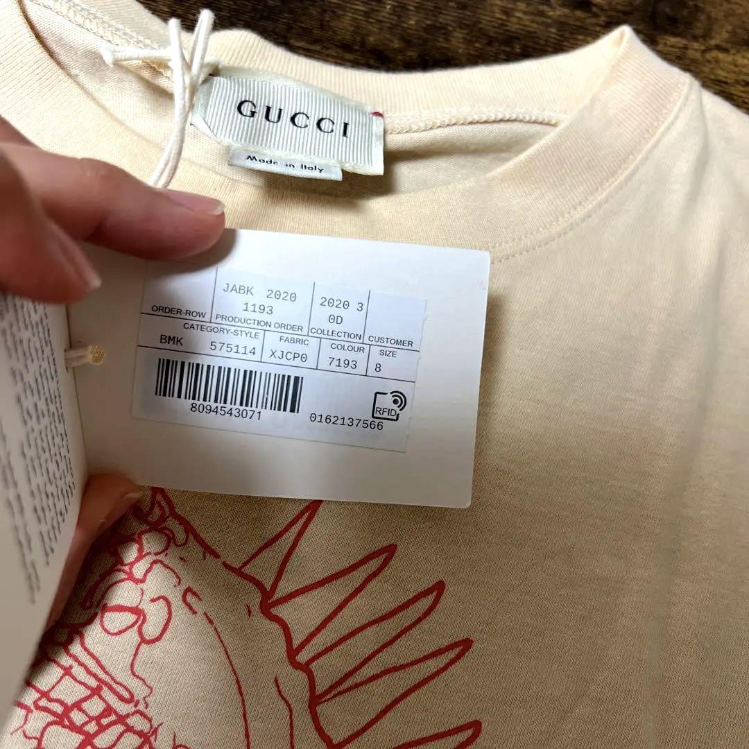 海外限定スパイク販売 新品 GUCCI Tシャツ 130㎝ トップス