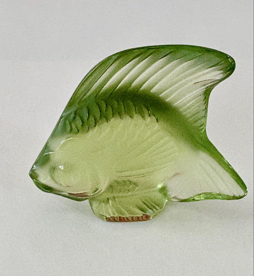 LALIQUE ラリック ポワソン フィギュリン 熱帯魚 魚 オブジェ