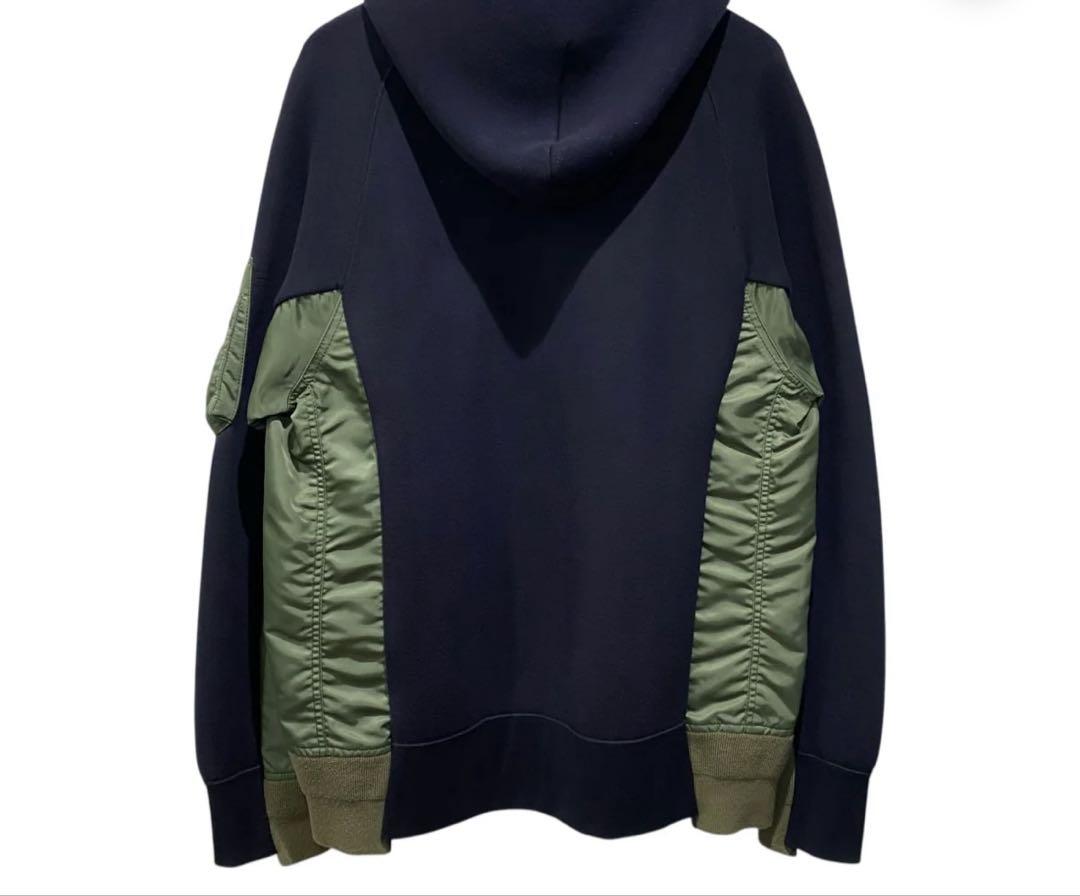 sacai SCM-036 Sponge Sweat MA-1サイズ3 パーカー - メルカリ