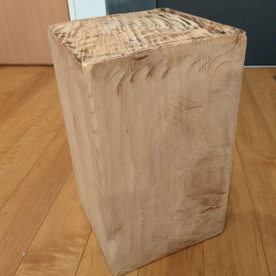 0121 ハンドメイド 木製 　オブジェ　台