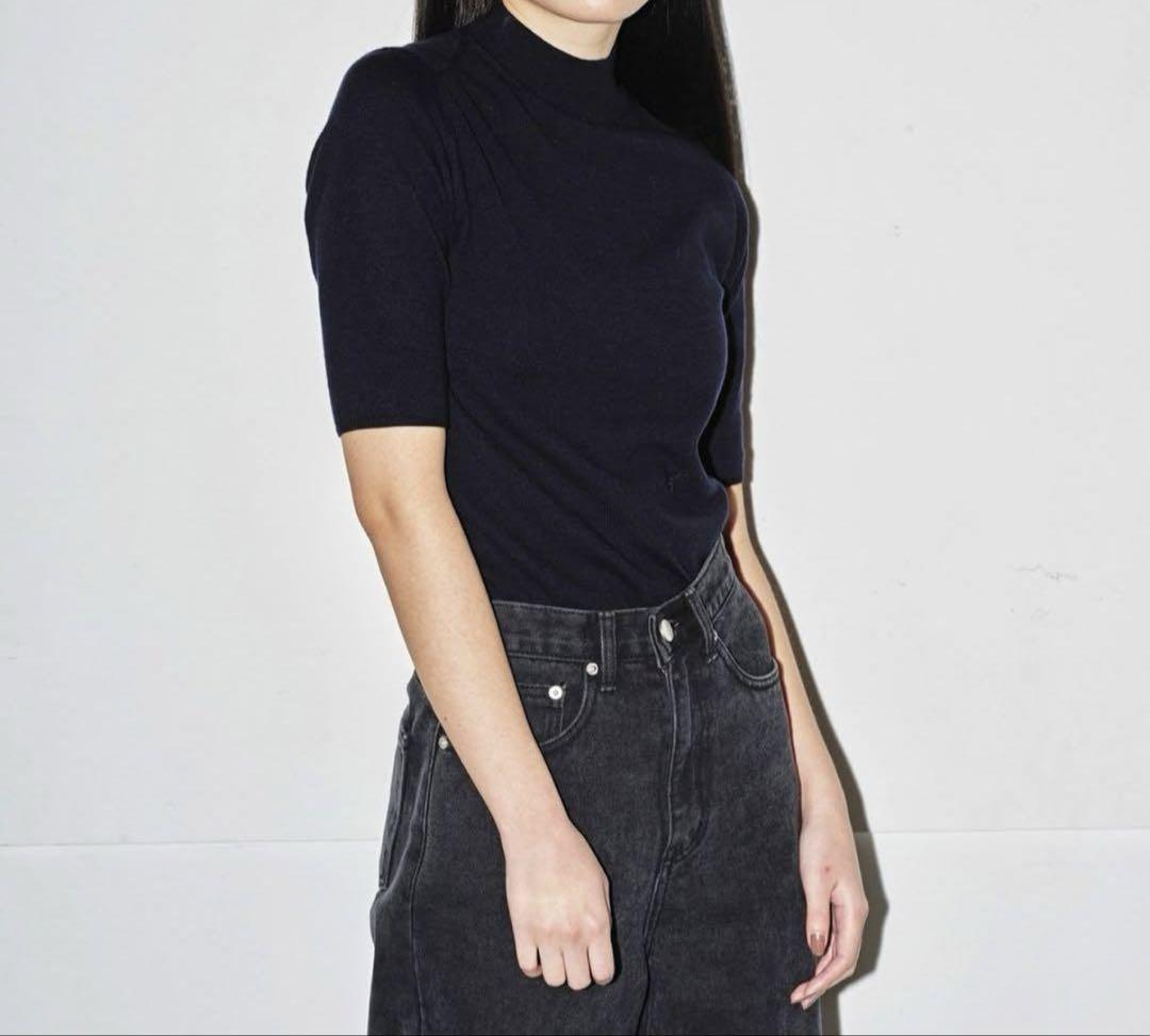 【一回着用】Todayful Halfsleeve Highgauge Knit