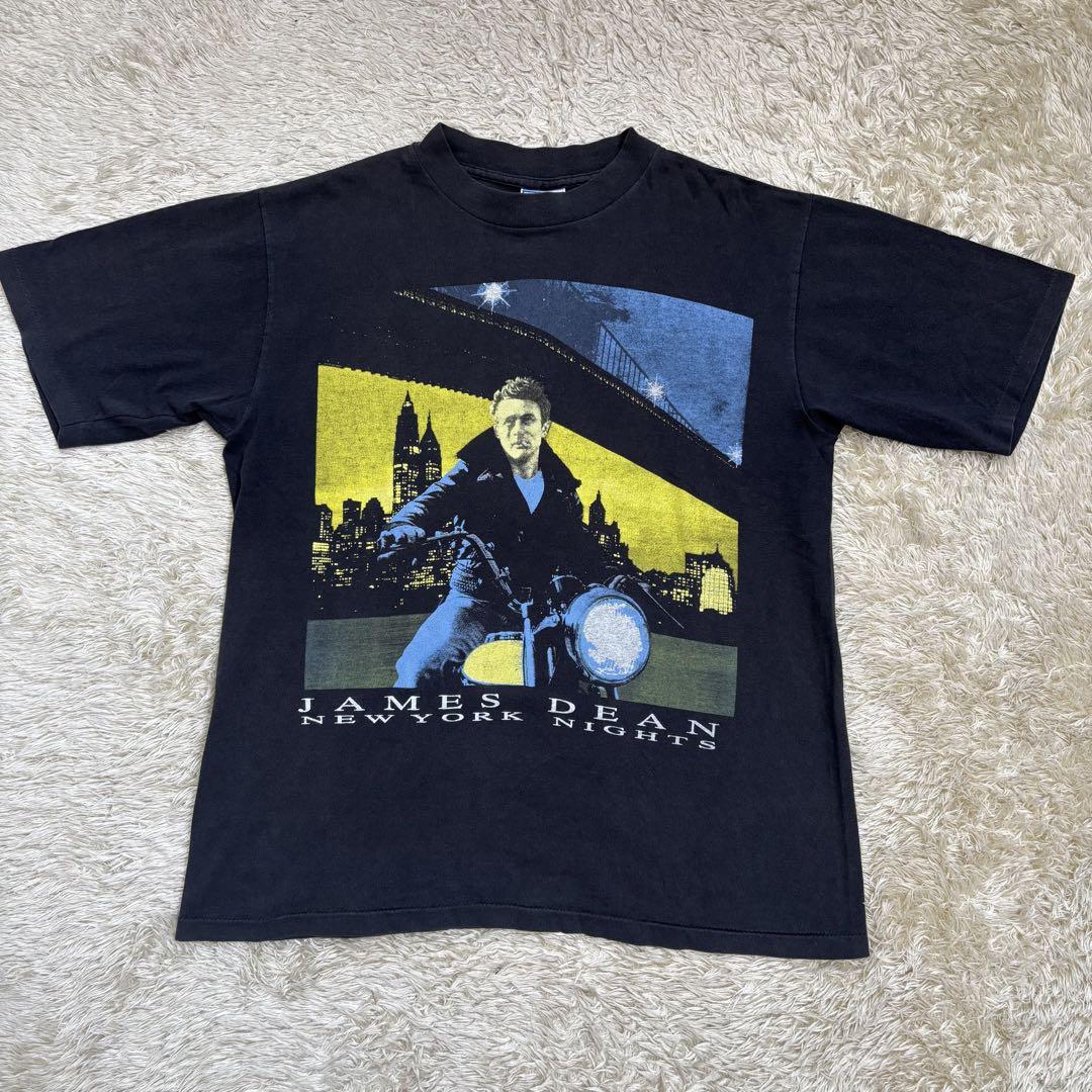 90s James Dean New York nights Tシャツ L