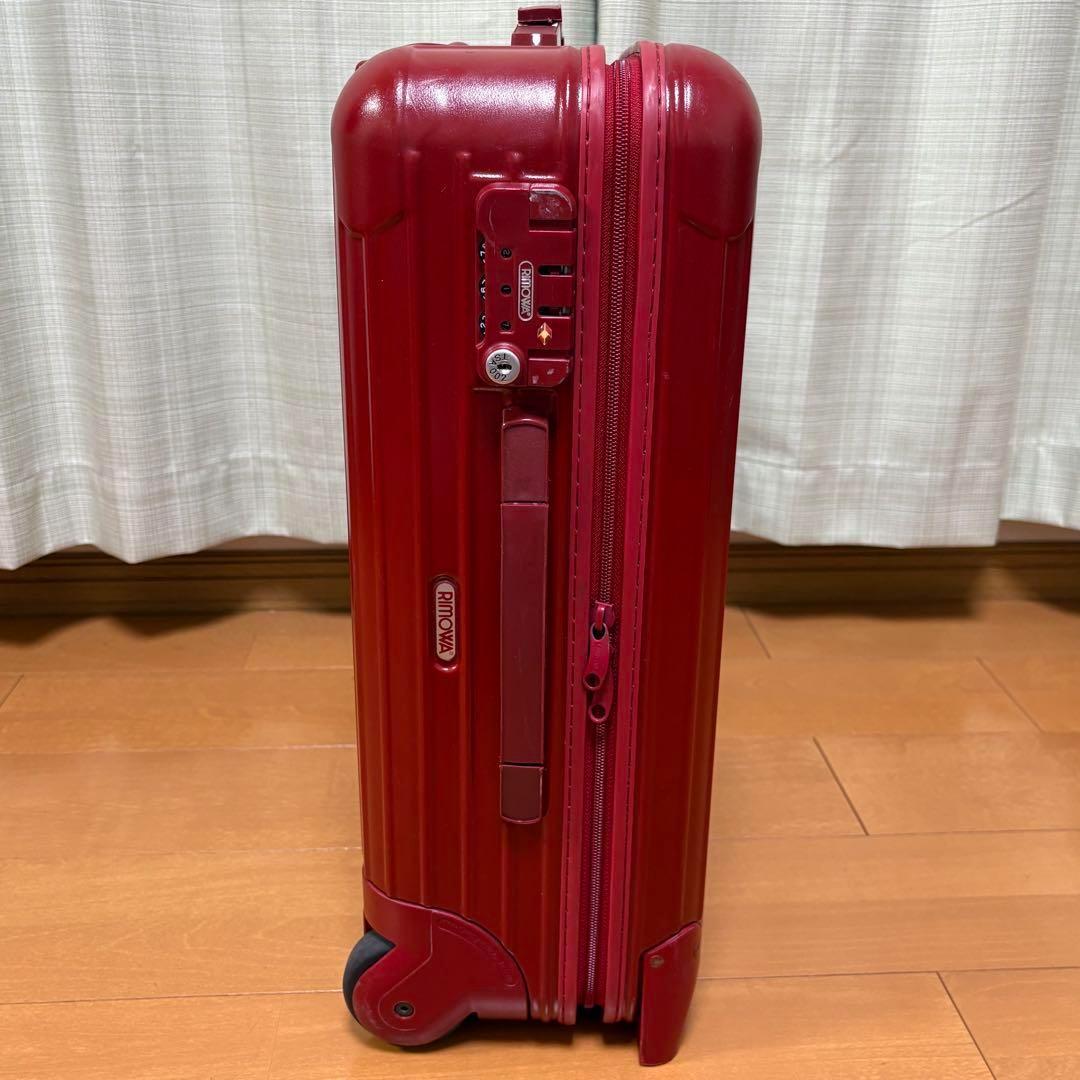廃盤品希少✨RIMOWA リモワ サルサ キャリーケース 855.77 レッド 廃盤品希少✨RIMOWA リモワ サルサ キャリーケース 855.77