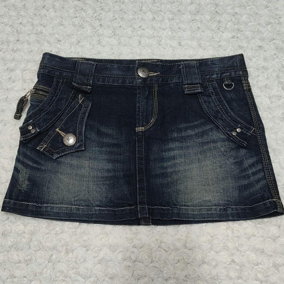 スカート BURBERRY BLUE LABEL denim mini skirt