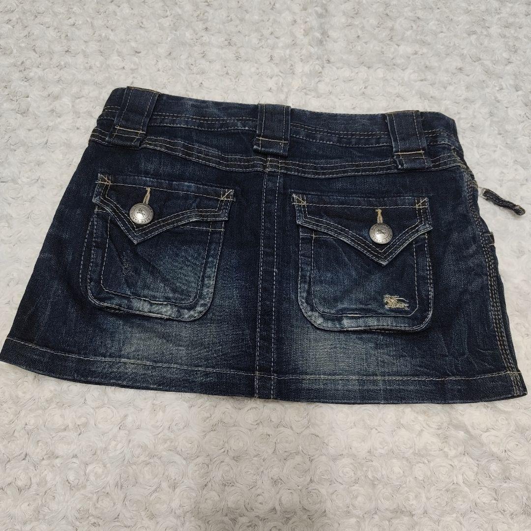 スカート BURBERRY BLUE LABEL denim mini skirt