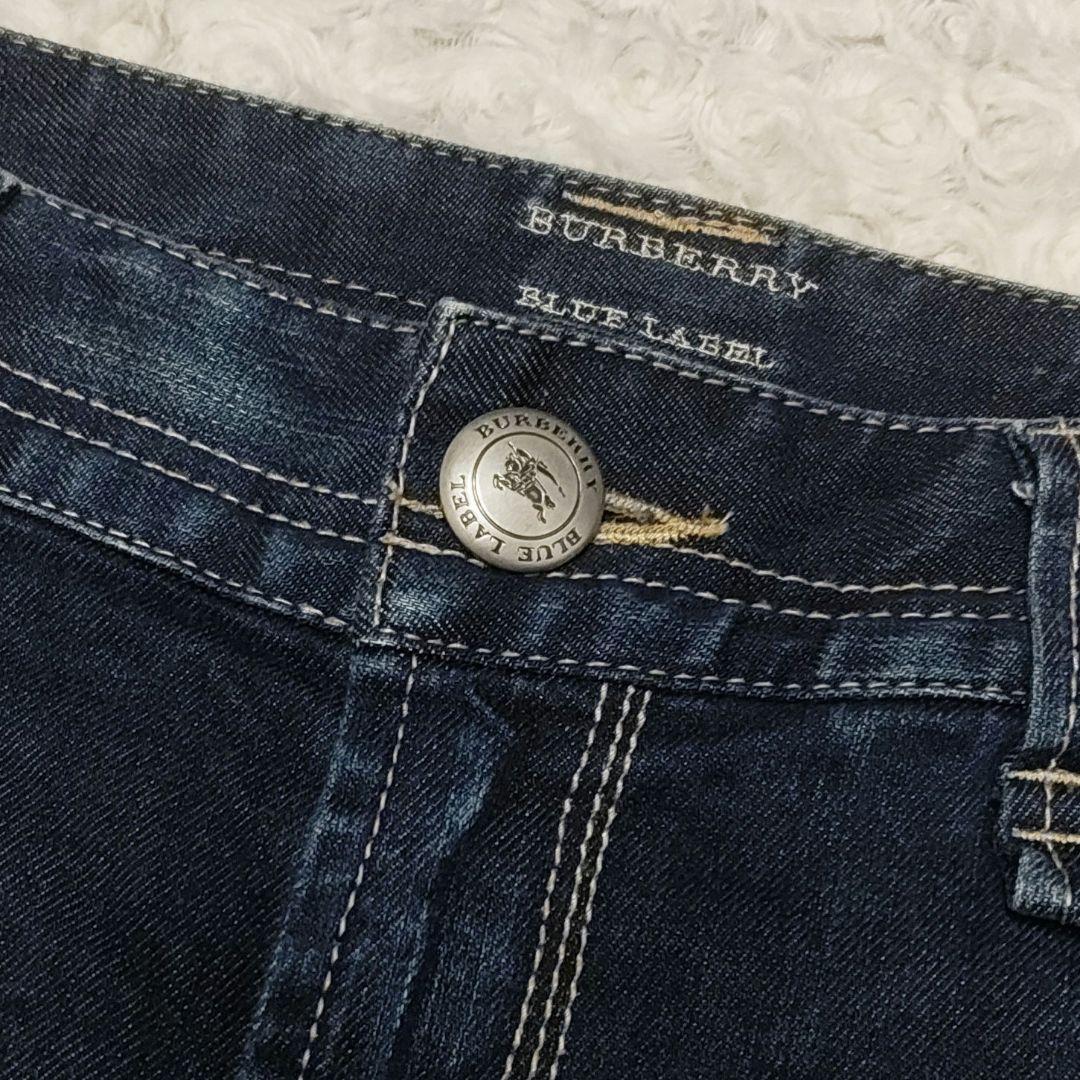 スカート BURBERRY BLUE LABEL denim mini skirt