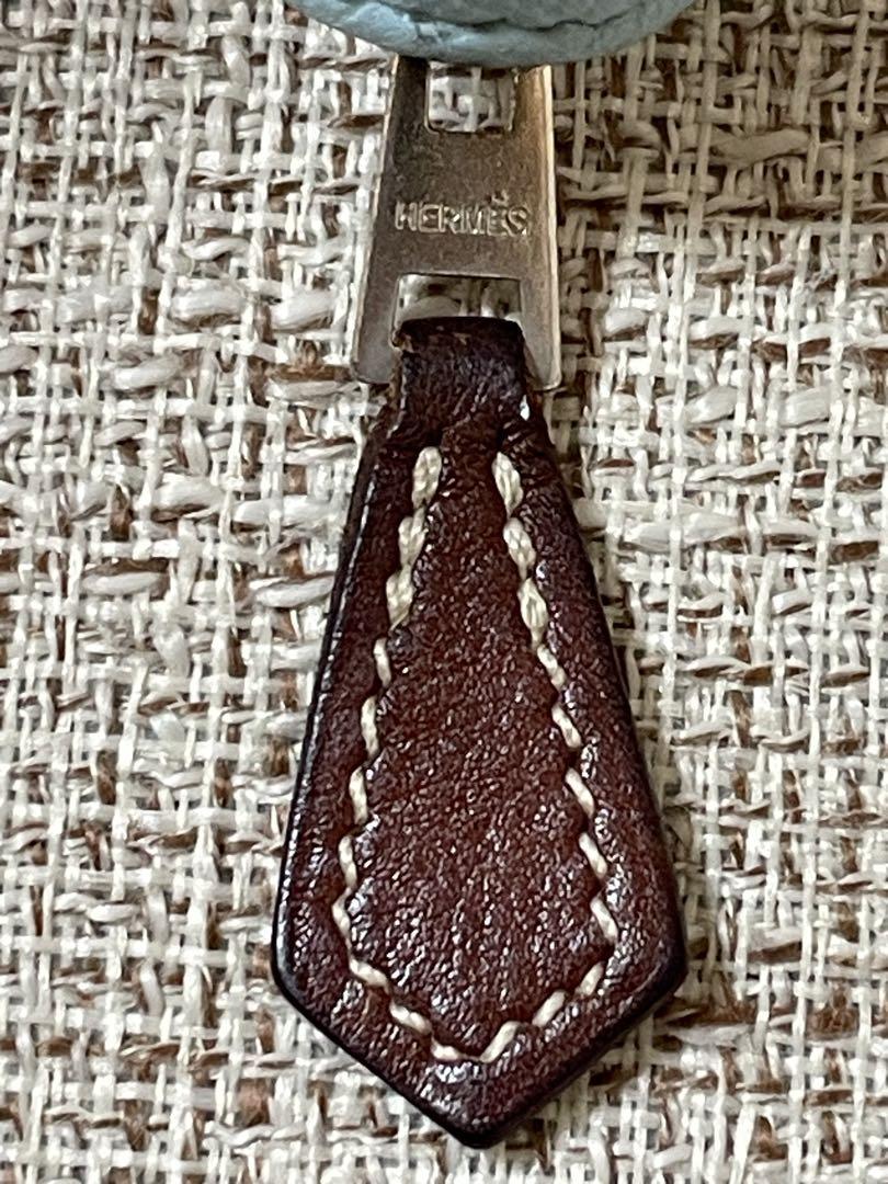 エルメス　アザップ　シルクイン　長財布　ブルーゼフィール