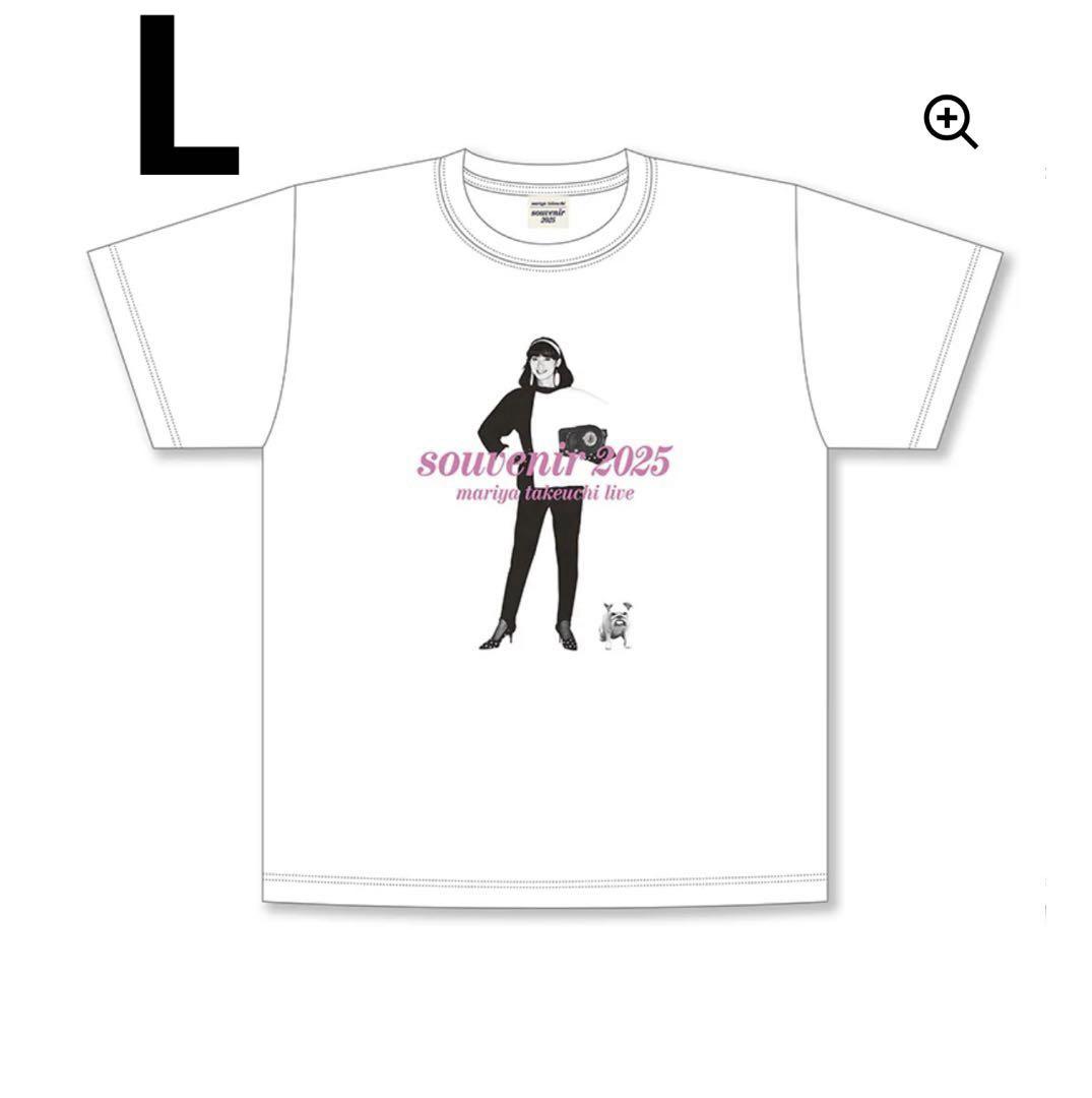 竹内まりや ツアーグッズ souvenir 2025 Tシャツ ブラック 黒