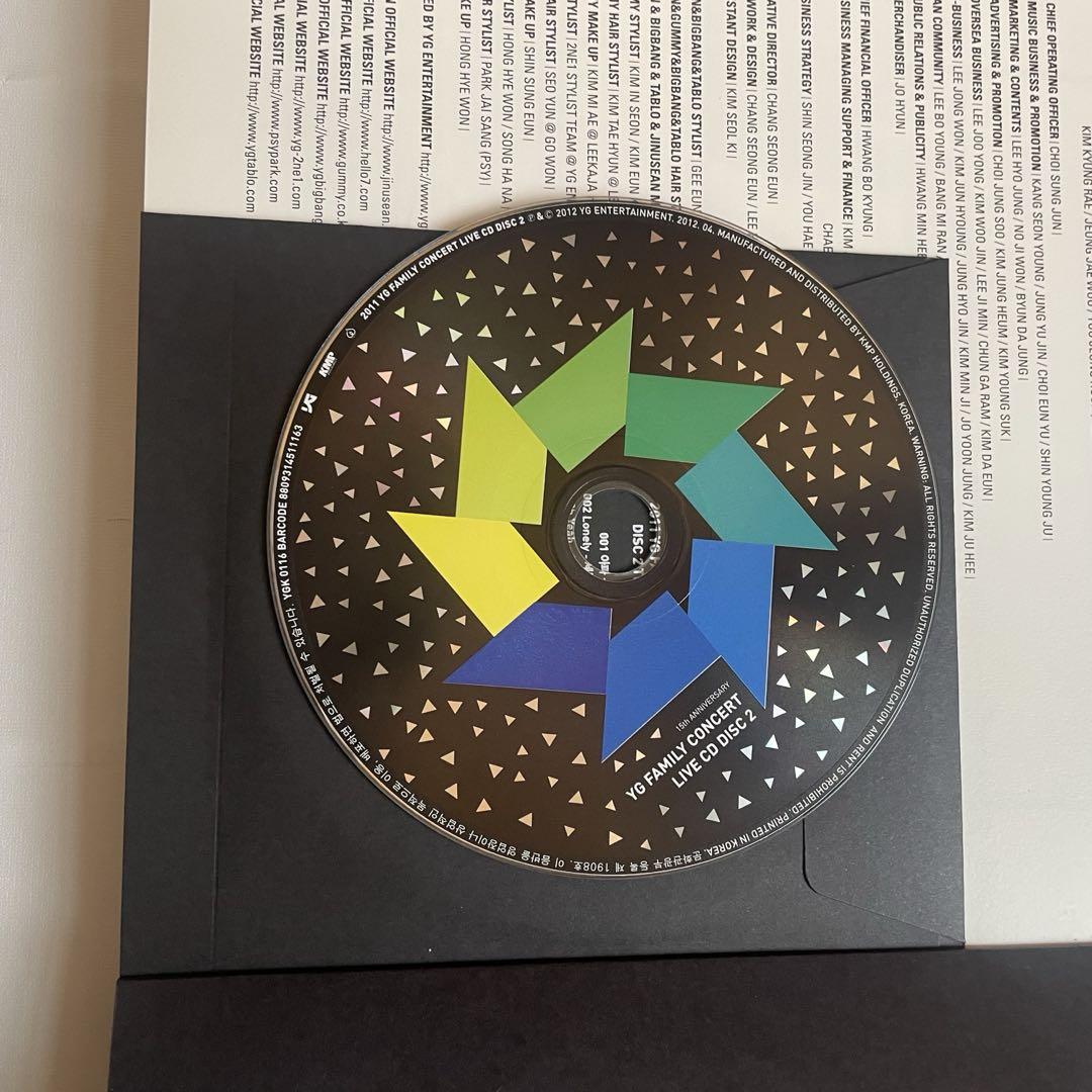 ミュージック 2011 YG FAMILY CONCERT IN SEOUL DVD CD